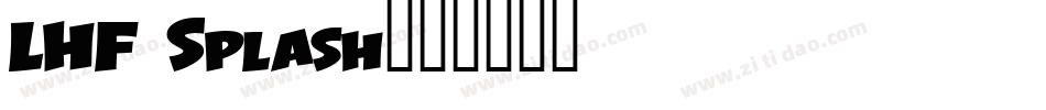 LHF Splash字体转换